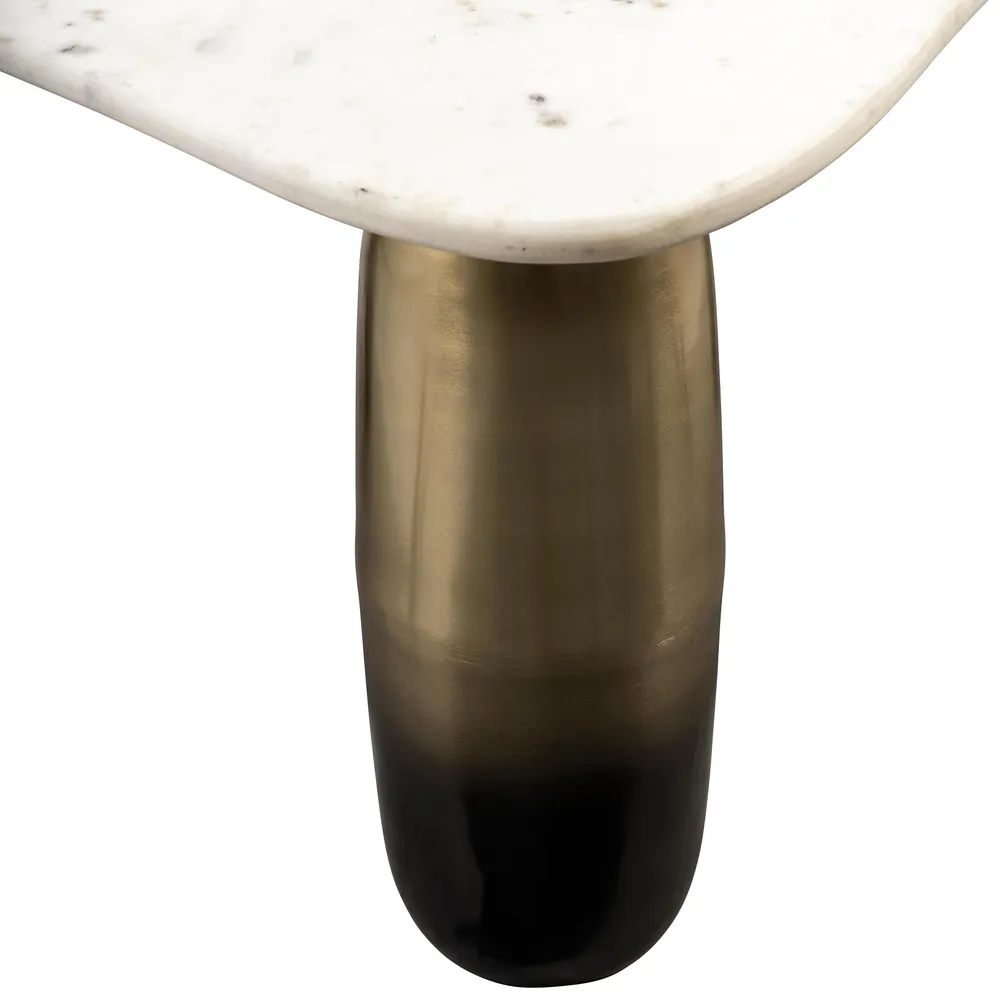 AVAPORT GOLD COFFEE TABLE 16 (IN)