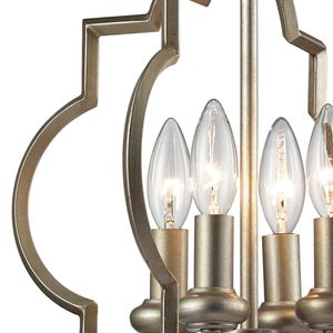 Chandette 14'' Wide 4-Light Chandelier - Aged Silver 2