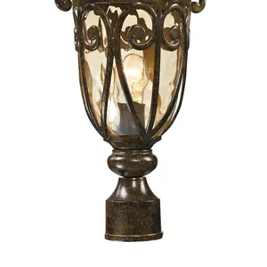 Logansport 21'' High 1-Light Outdoor Post Light - Hazelnut Bronze 4