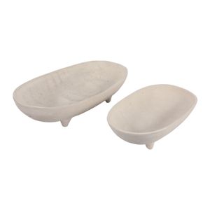 FLEMMINGMOOR SET OF 2 IVORY BOWLS 5 (IN) 3