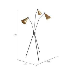 ARMONSHAW BRONZE LAMP 68 (IN) 5