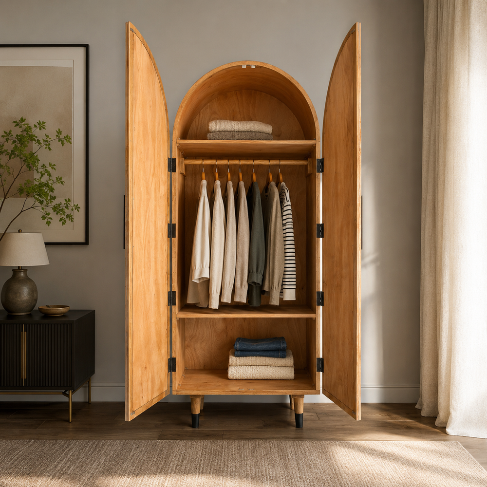 HOLLISTON BROWN ARMOIRE 81 (IN)