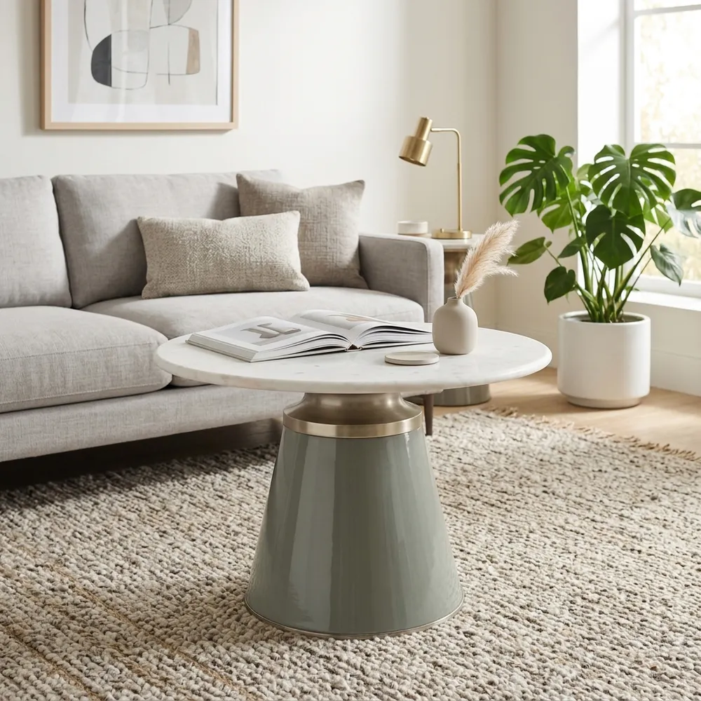 ROWANBURN GRAY COFFEE TABLE 17 (IN)