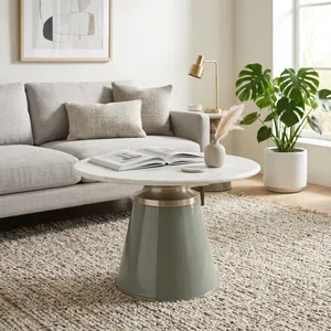 ROWANBURN GRAY COFFEE TABLE 17 (IN) 8