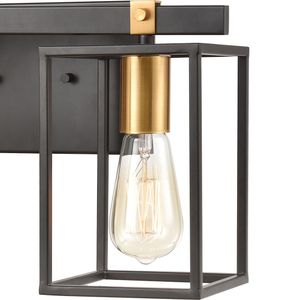 Cloe 16'' Wide 2-Light Vanity Light - Matte Black 5