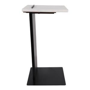BLAIROAK WHITE TABLE 23 (IN) 1