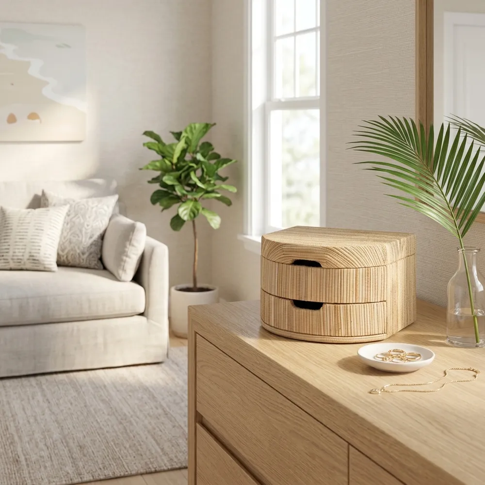 CANNONBROOK TAN JEWELRY BOX 5 (IN)