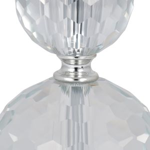AMBERFIELD SET OF 2 SILVER LAMPS 19 (IN) 5