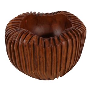 BYRONMOOR BROWN VASE 8 (IN) 6