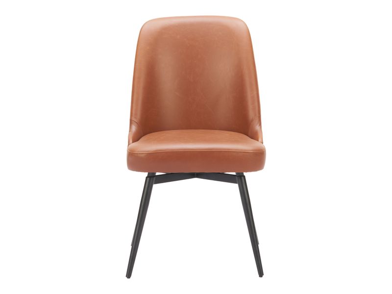 Keppel Swivel Dining Chair Brown 4