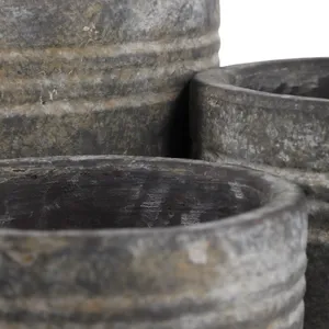 EDGEGATE SET OF 3 BROWN PLANTER 8 (IN) 6