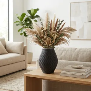 SKYLERSIDE BLACK VASE 11 (IN) 2