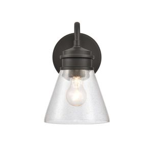 Dovas 11.5'' High 1-Light Outdoor Sconce - Textured Black 1