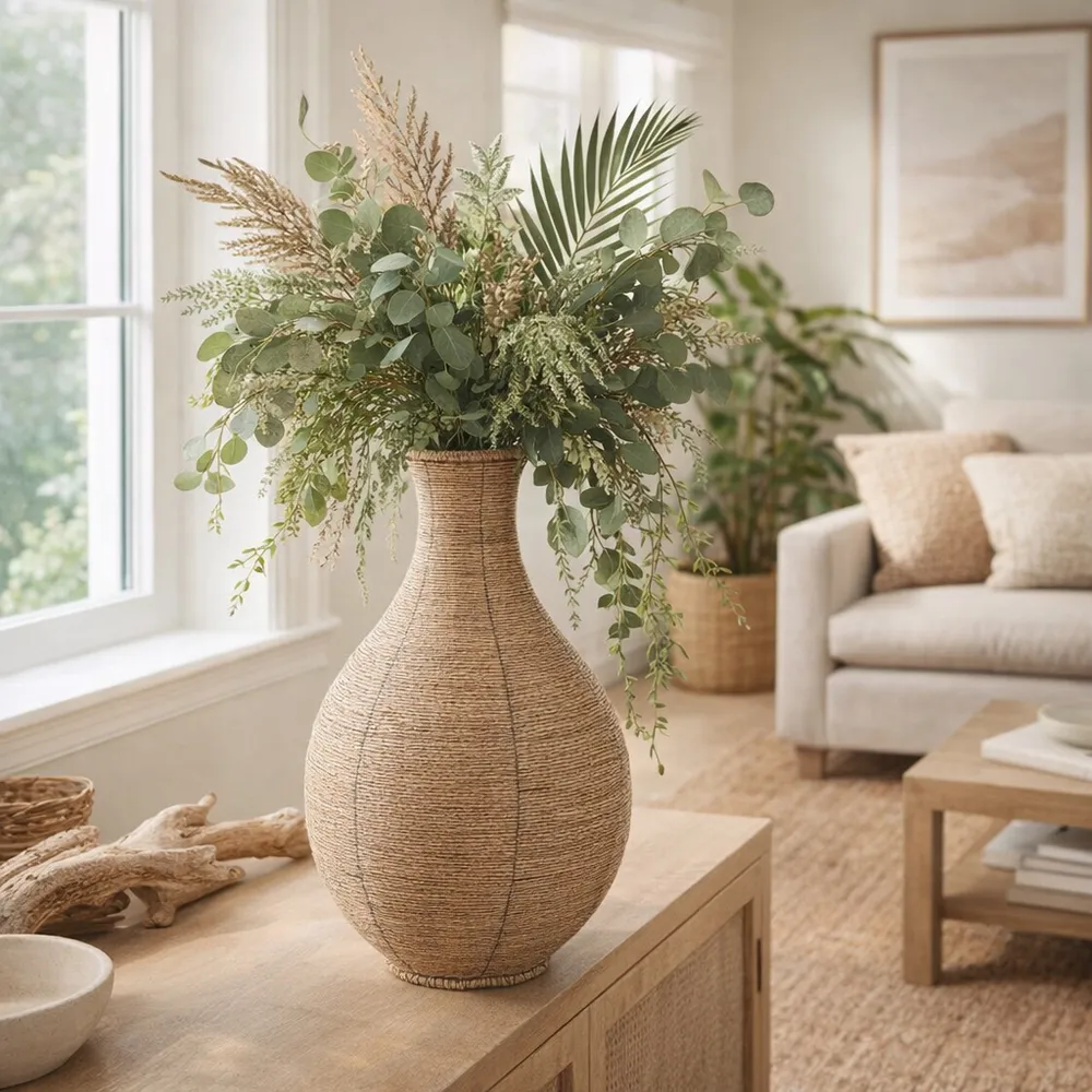 TANNERRIDGE BROWN VASE 25 (IN)