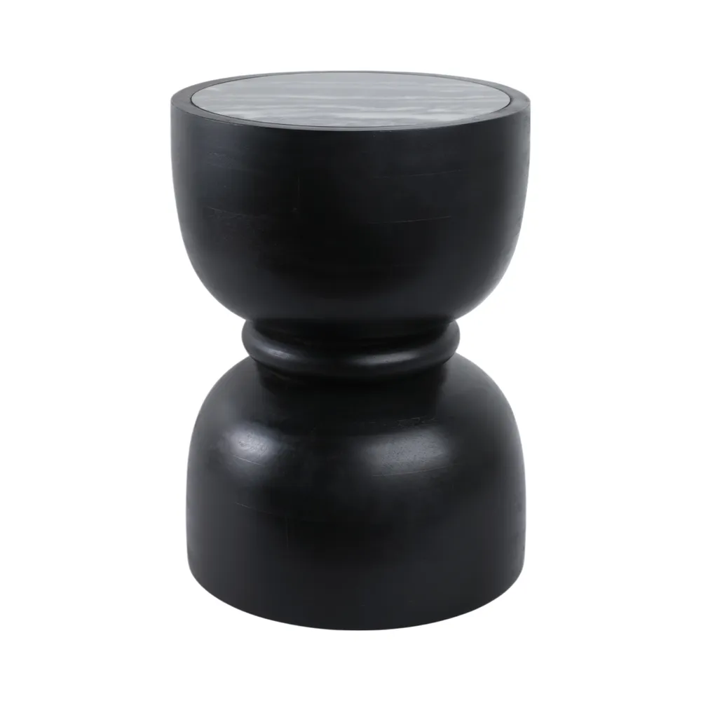 BRYSONBURN BLACK TABLE 18 (IN)