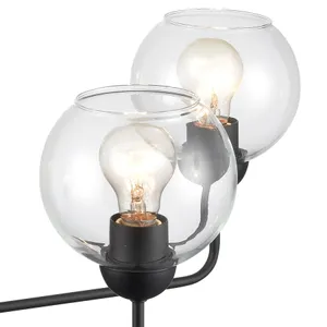 Boman 28'' Wide 5-Light Chandelier - Matte Black 6