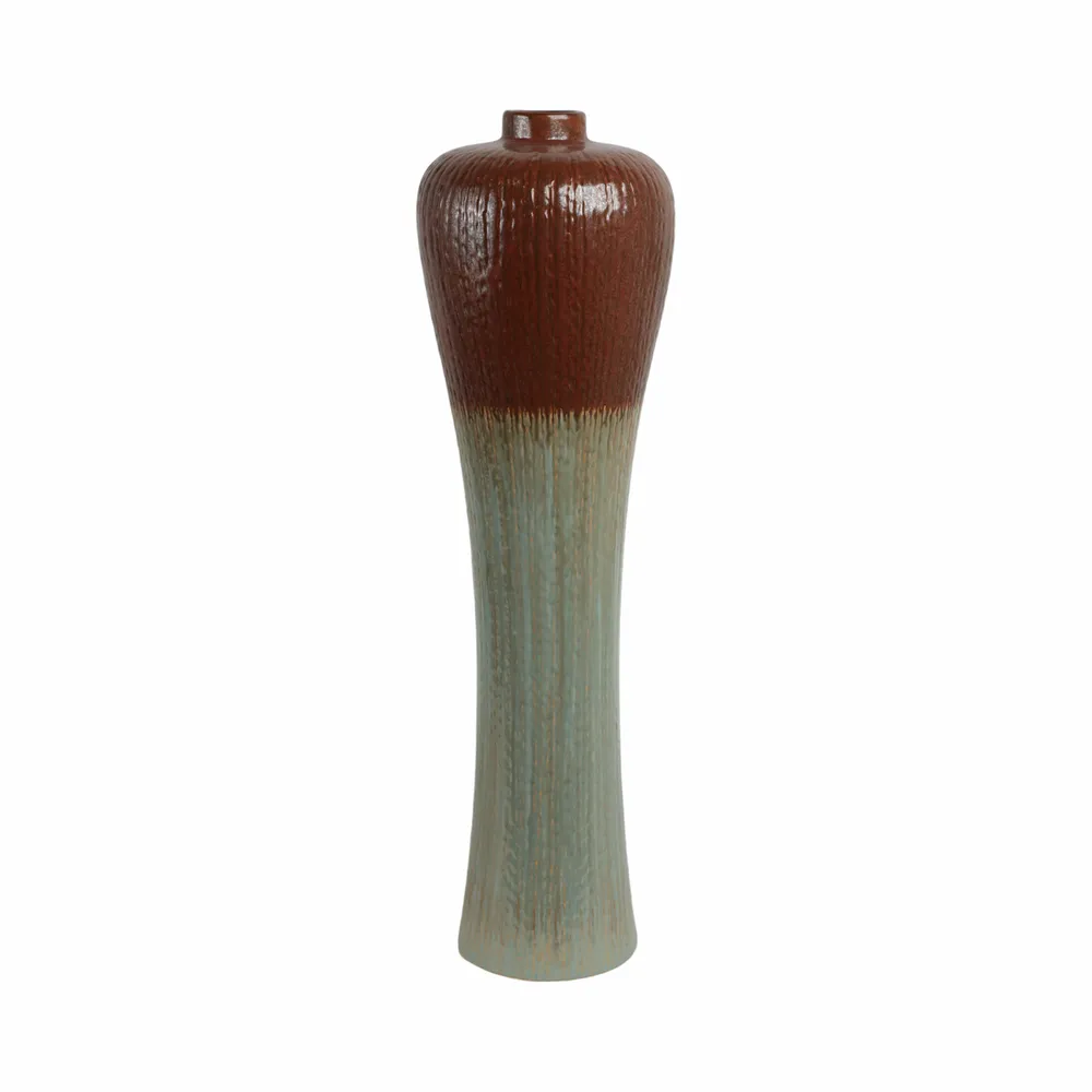 GAVINLAKE BROWN VASE 31 (IN)
