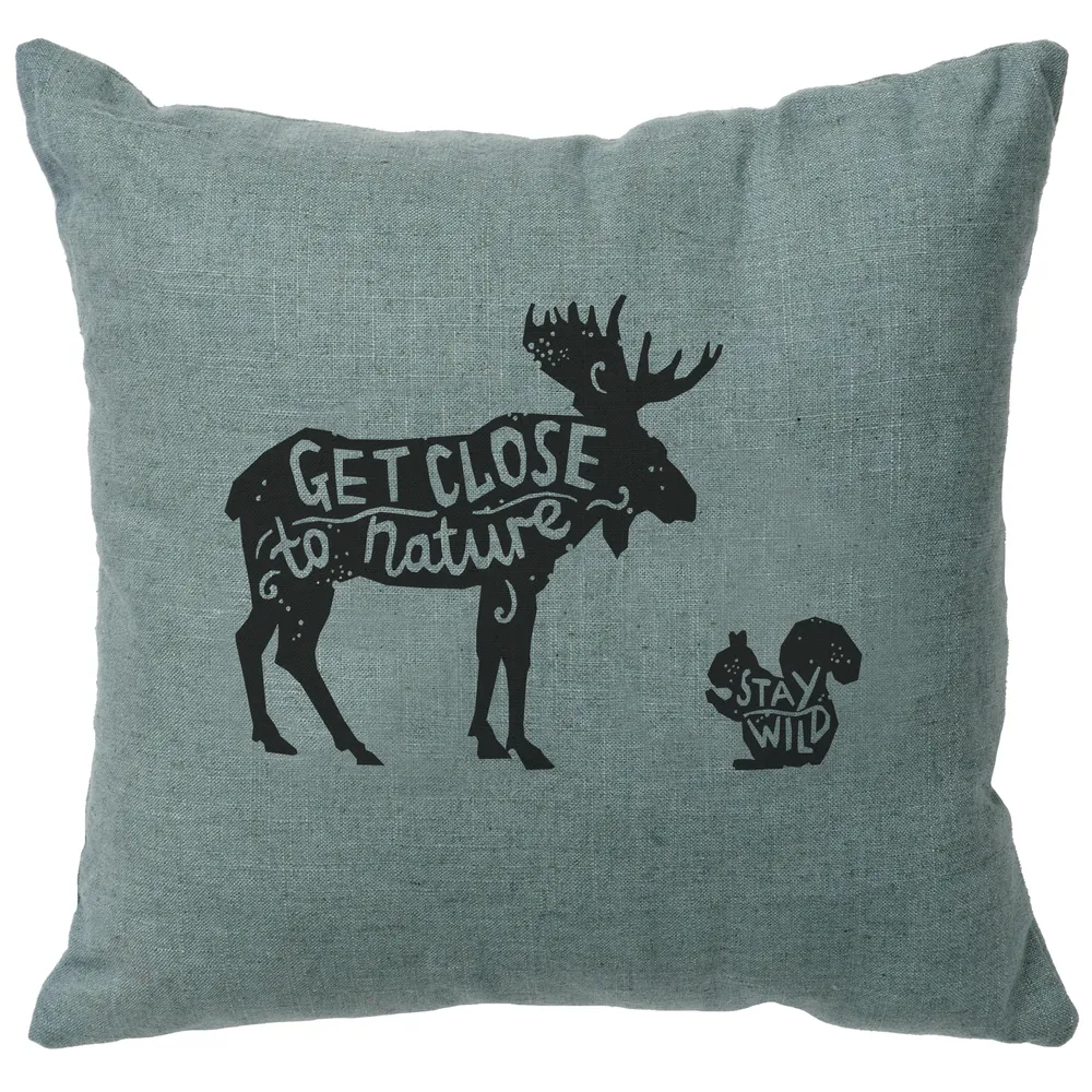 Image Pillow - Close to Nature - Linen Ocean
