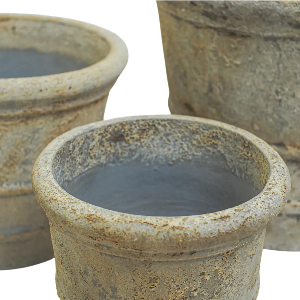 PAGEVALE SET OF 3 TAN PLANTER 14 (IN)