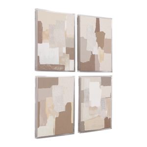 DRAYTONWAY SET OF 4 IVORY ART 20 (IN) 3