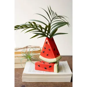 Ceramic Watermelon Bud Vase 1