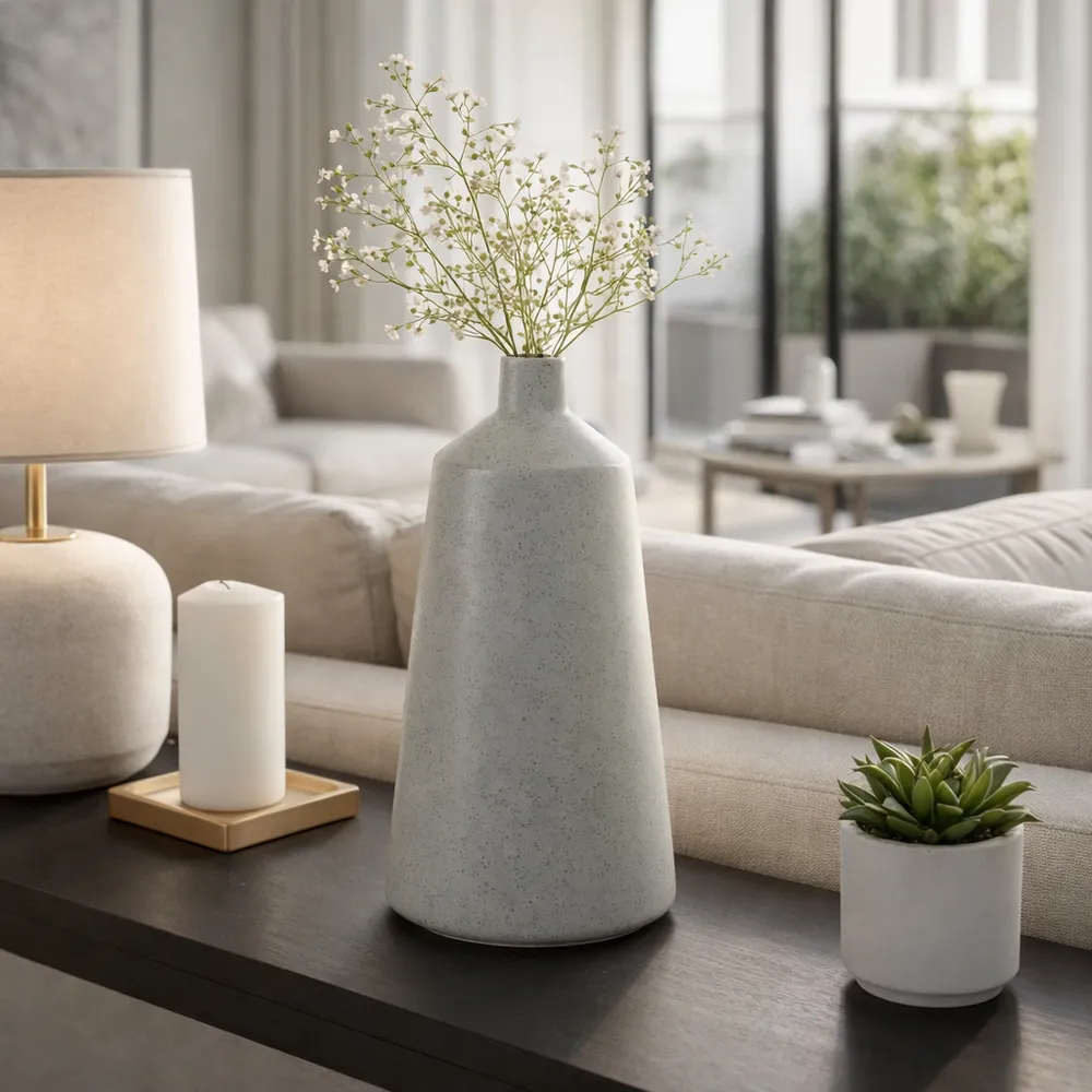DENVER BLUE VASE 17 (IN)