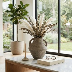 FERRIS TAN VASE 14 (IN) 12
