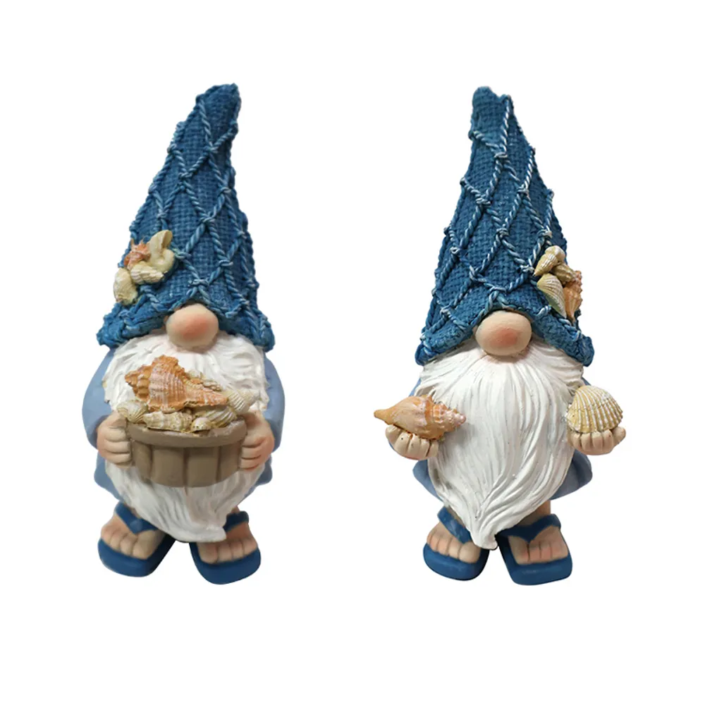 7" GNOME WITH SEASHELLS 2-ASST