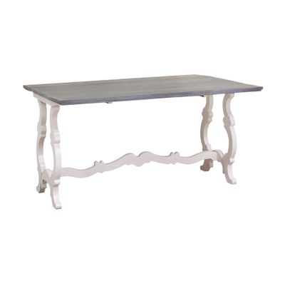 Volume Console Table - Antique White