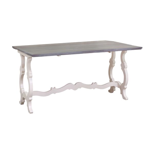 Volume Console Table - Antique White
