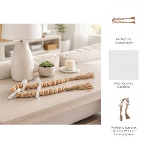 CHLOEWELL TAN BEAD 3 (IN) 9