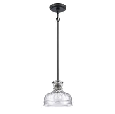 Orinoco 8″ Wide 1-Light Mini Pendant - Matte Black