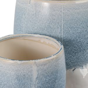 GALESHAW SET OF 2 BLUE PLANTER 11 (IN) 5