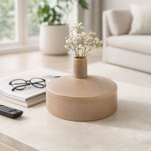 ROCKMILL BROWN VASE 7 (IN) 11