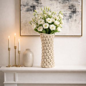 TATEOAK CREAM VASE 16 (IN) 10