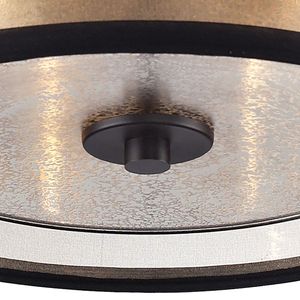 Diffusion 13'' Wide 2-Light Flush Mount - Oil Rubbed Bronze 4