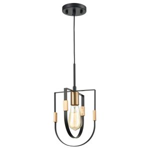 Heathrow 8'' Wide 1-Light Mini Pendant - Matte Black 1