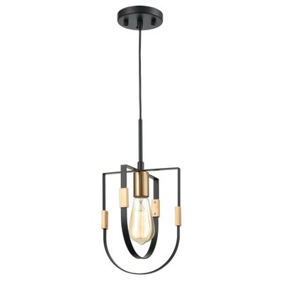 Heathrow 8″ Wide 1-Light Mini Pendant - Matte Black