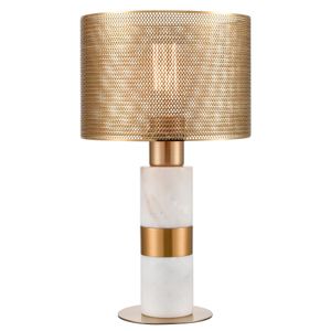 Sureshot 15'' High 1-Light Table Lamp - Aged Brass 1