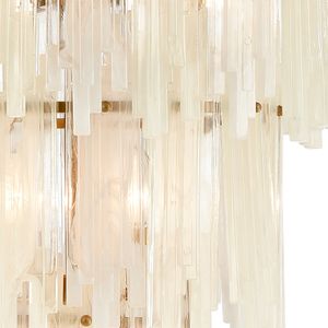 Brinicle 26'' Wide 18-Light Chandelier - Aged Brass 4
