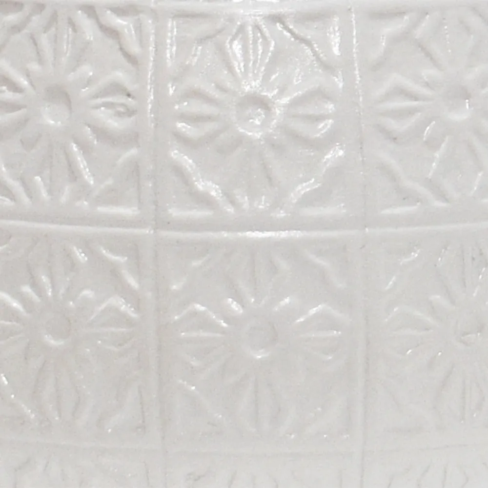 GUNNBROOK SET OF 3 WHITE PLANTER 11 (IN)