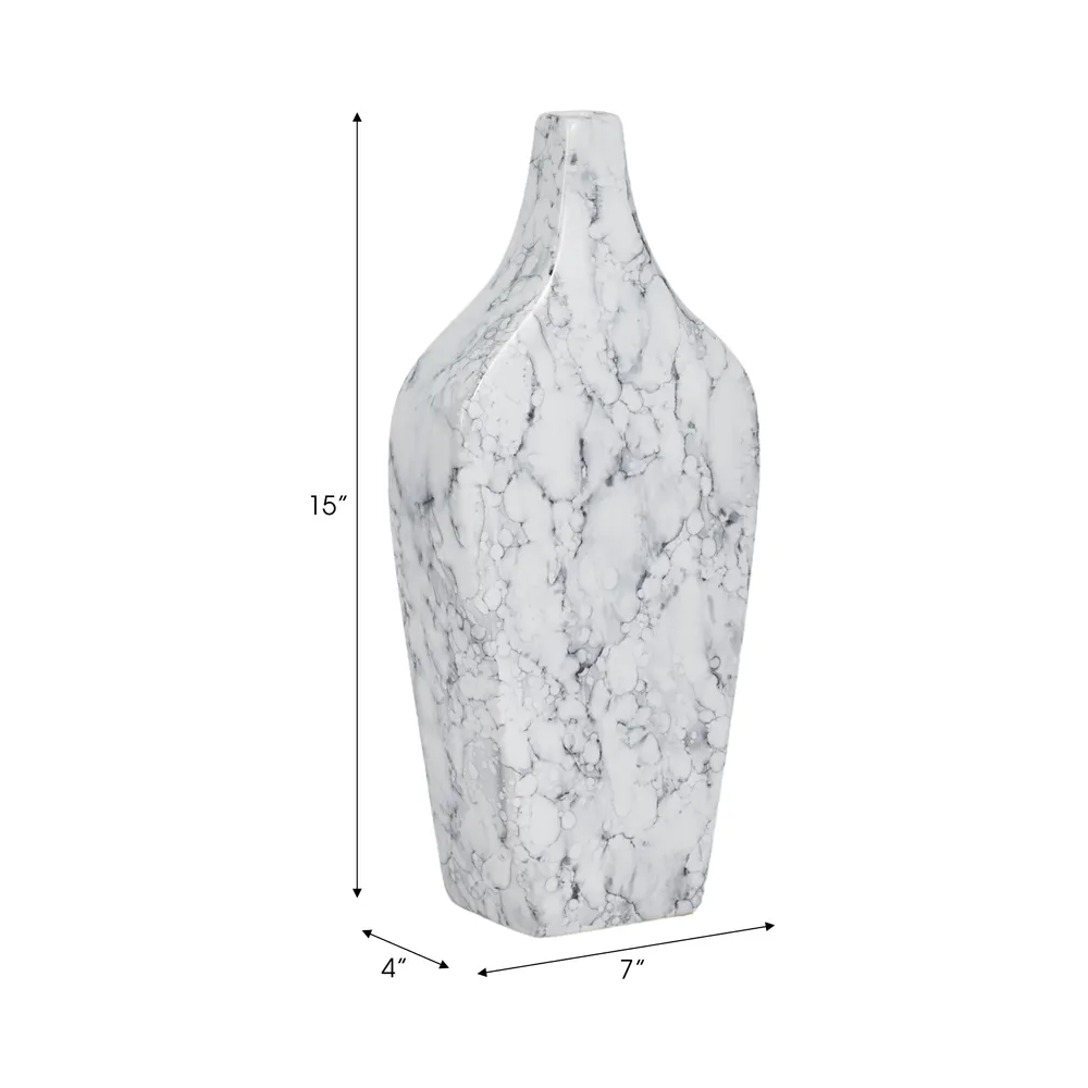 WOODSONWELL WHITE VASE 15 (IN)