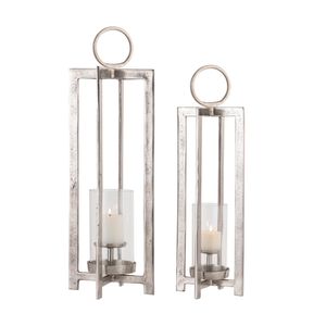 Wilmot Lantern - Small Silver 5