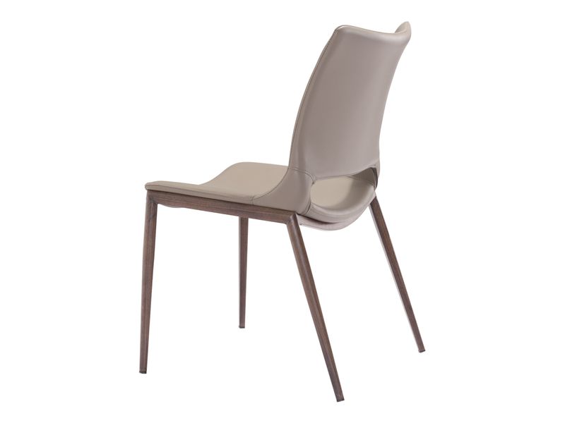 Ace Dining Chair Brown & Walnut 6