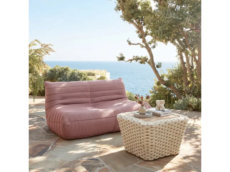 Antul Coffee Table White & Natural 8