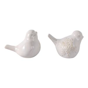 FERNRUN SET OF 2 IVORY GARDEN STATUARY 6 (IN) 1