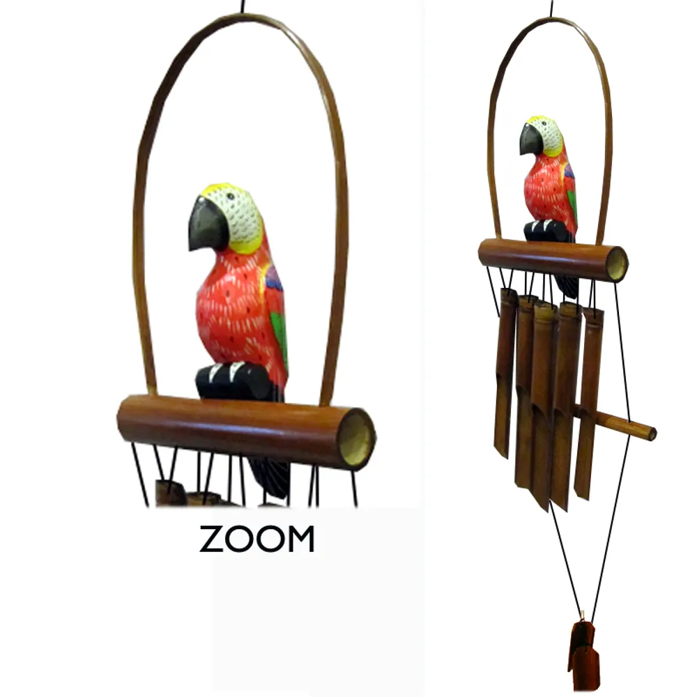 42" PARROT WINDCHIME