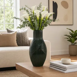 ROBINFIELD GREEN VASE 16 (IN) 12