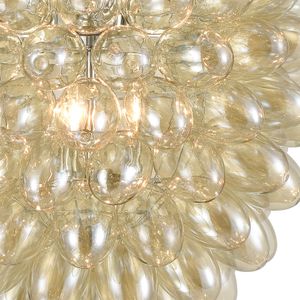 Bubble Up 26'' Wide 6-Light Chandelier - Chrome 4