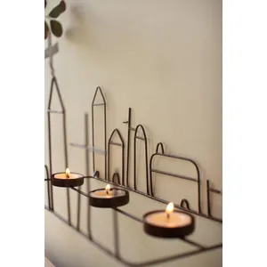 Wire Wall Triple T-Lite Sconce 2
